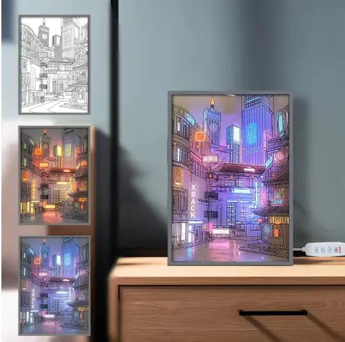 Artistic Desk Light for Living Spaces