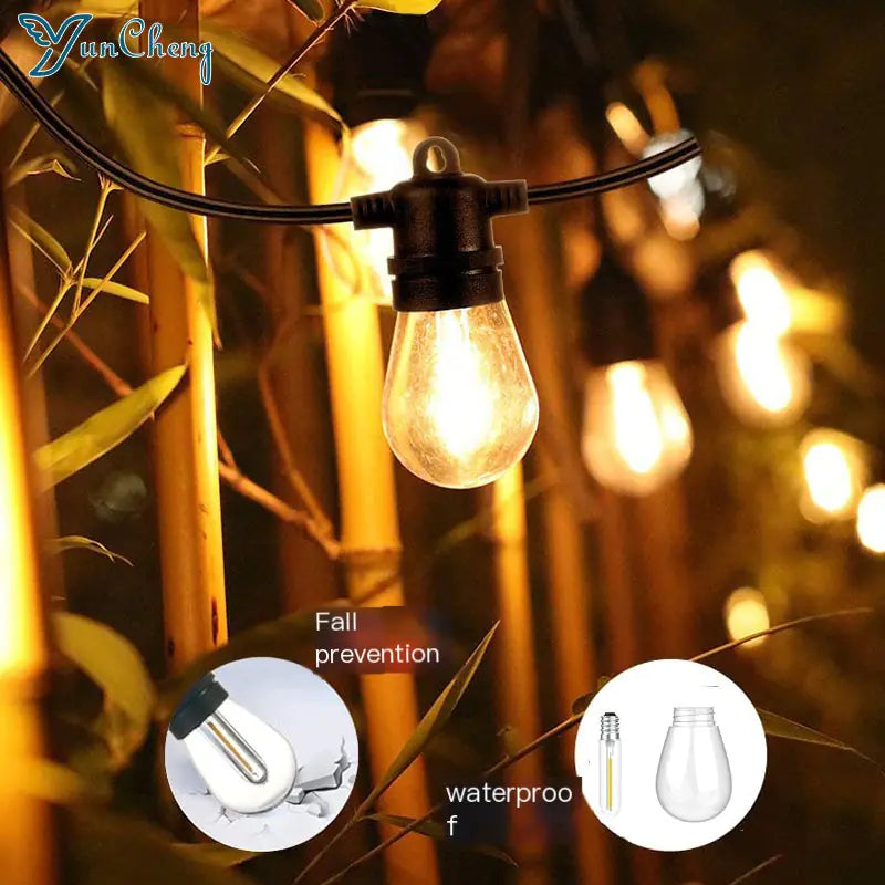 Outdoor IP65 Waterproof Solar LED String Lights