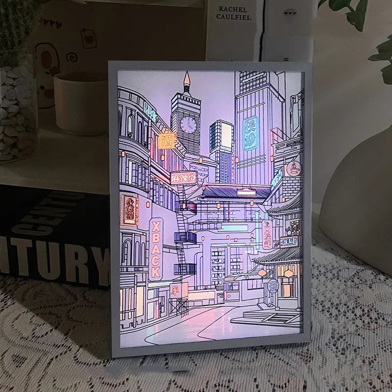 Artistic Desk Light for Living Spaces