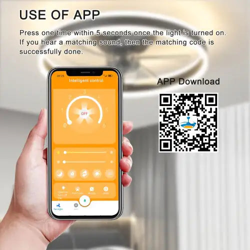 Ceiling Fan premium with lighted dimmable LEDs