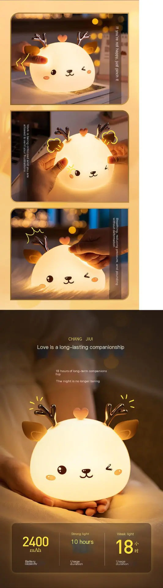 HQ LED Unicorn Bedside Night Light