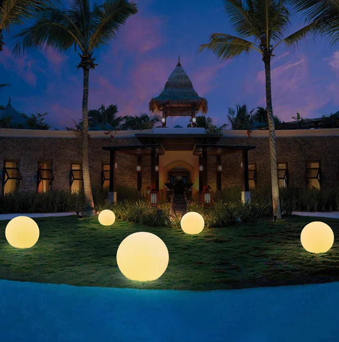 Glowing Garden Spheres