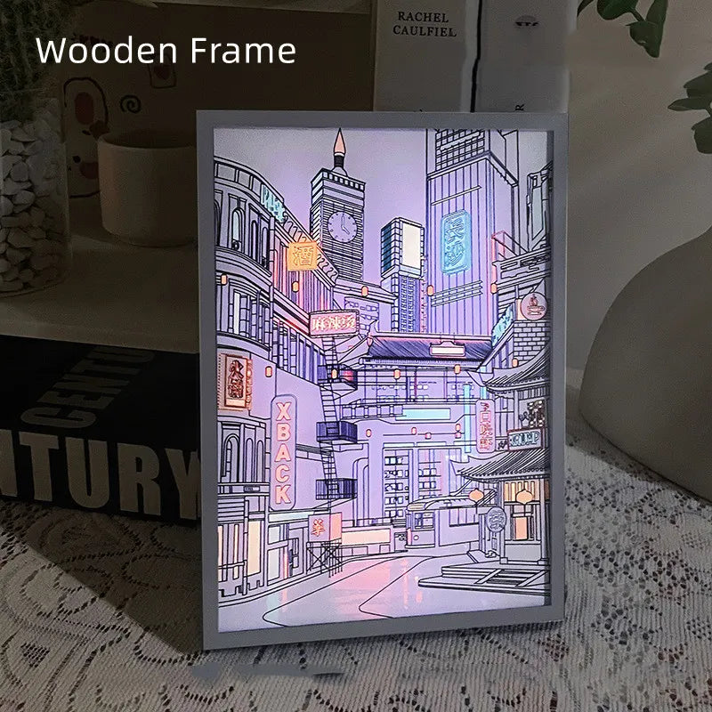 Artistic Desk Light for Living Spaces