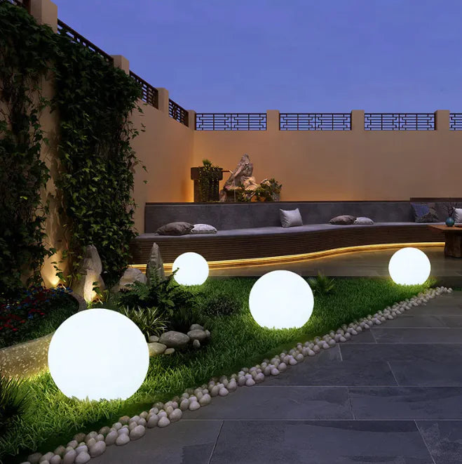 Glowing Garden Spheres