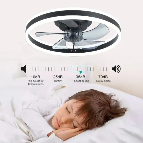 Ceiling Fan premium with lighted dimmable LEDs