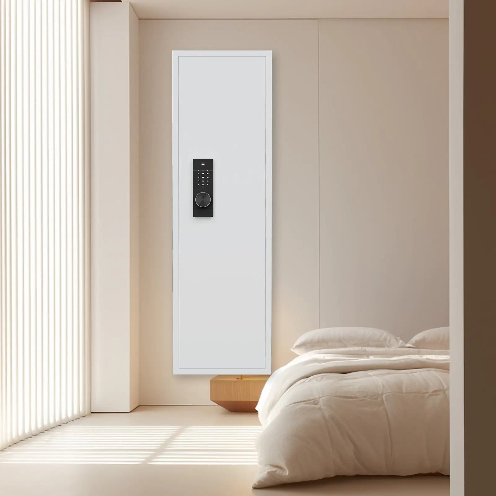 Passwod Touch Panel In-Wall Safe,Hidden Wall Gun Safe For Rifles. high quality