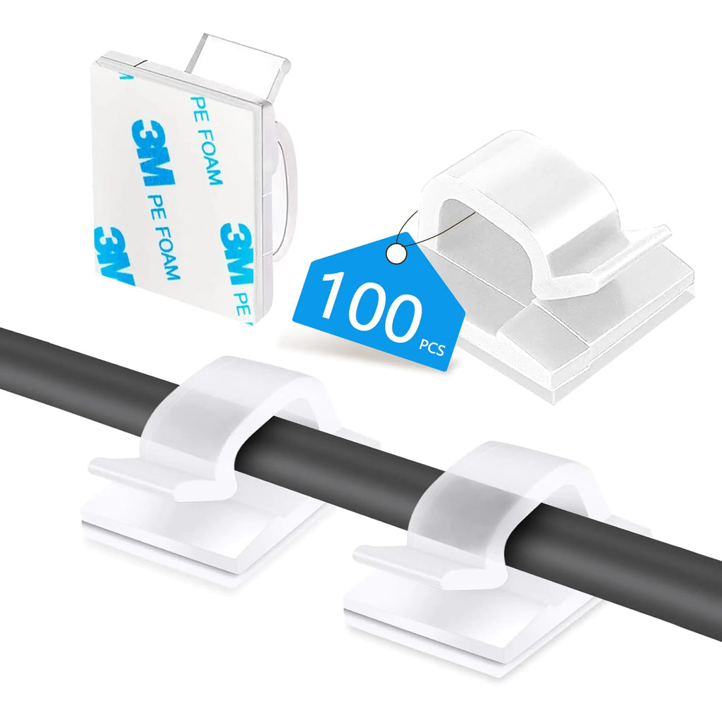 Easy-Stick Cable Management Clips